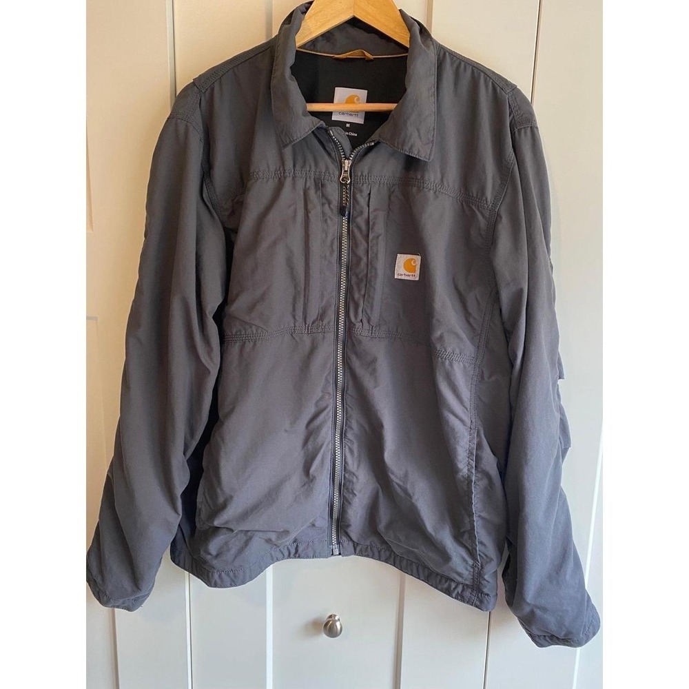 Carhartt Jacket Rain Defender Medium Mens Workwear Gorp Full Swing Windbreaker